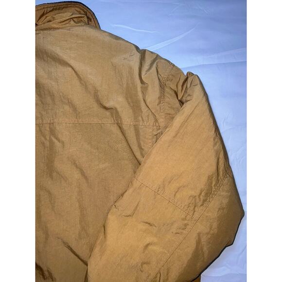 Cabelas Stillwater Supply Co Puffer Jacket Men's Size M Khaki Fleece-Lined Clean - Picture 14 of 16